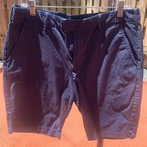 Blue and White Polka Dotted Men’s Shorts